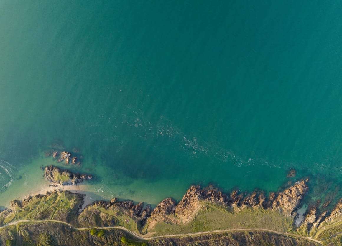 Ile De Rais in France. A beach. Unique travel destination