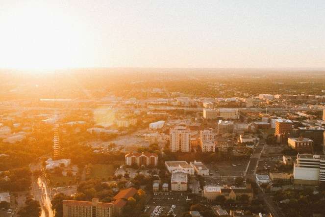 Sunset in San Antonio at The Tower of The Americas (5)