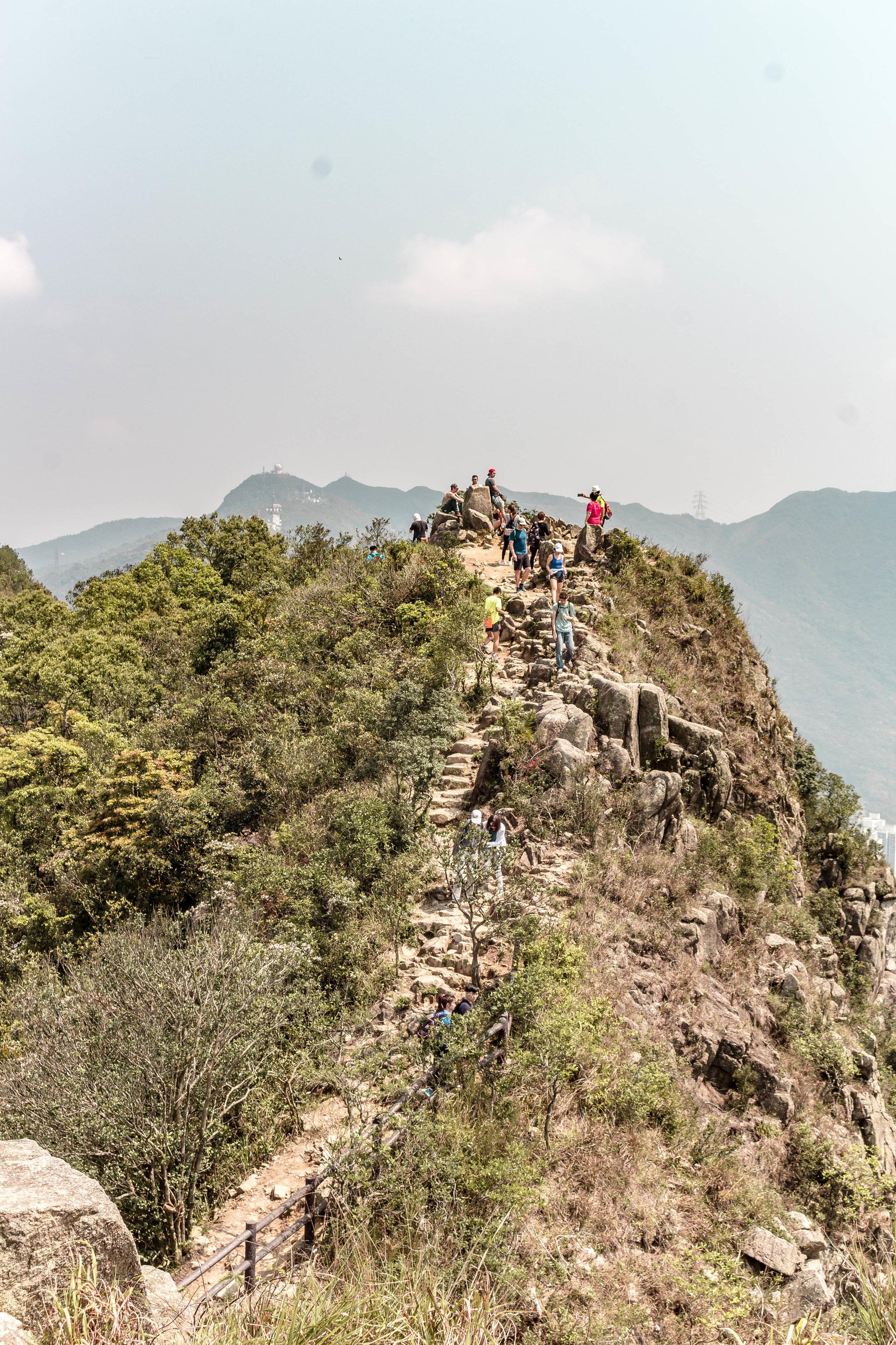 Climbing up Lion Rock, Hong Kong