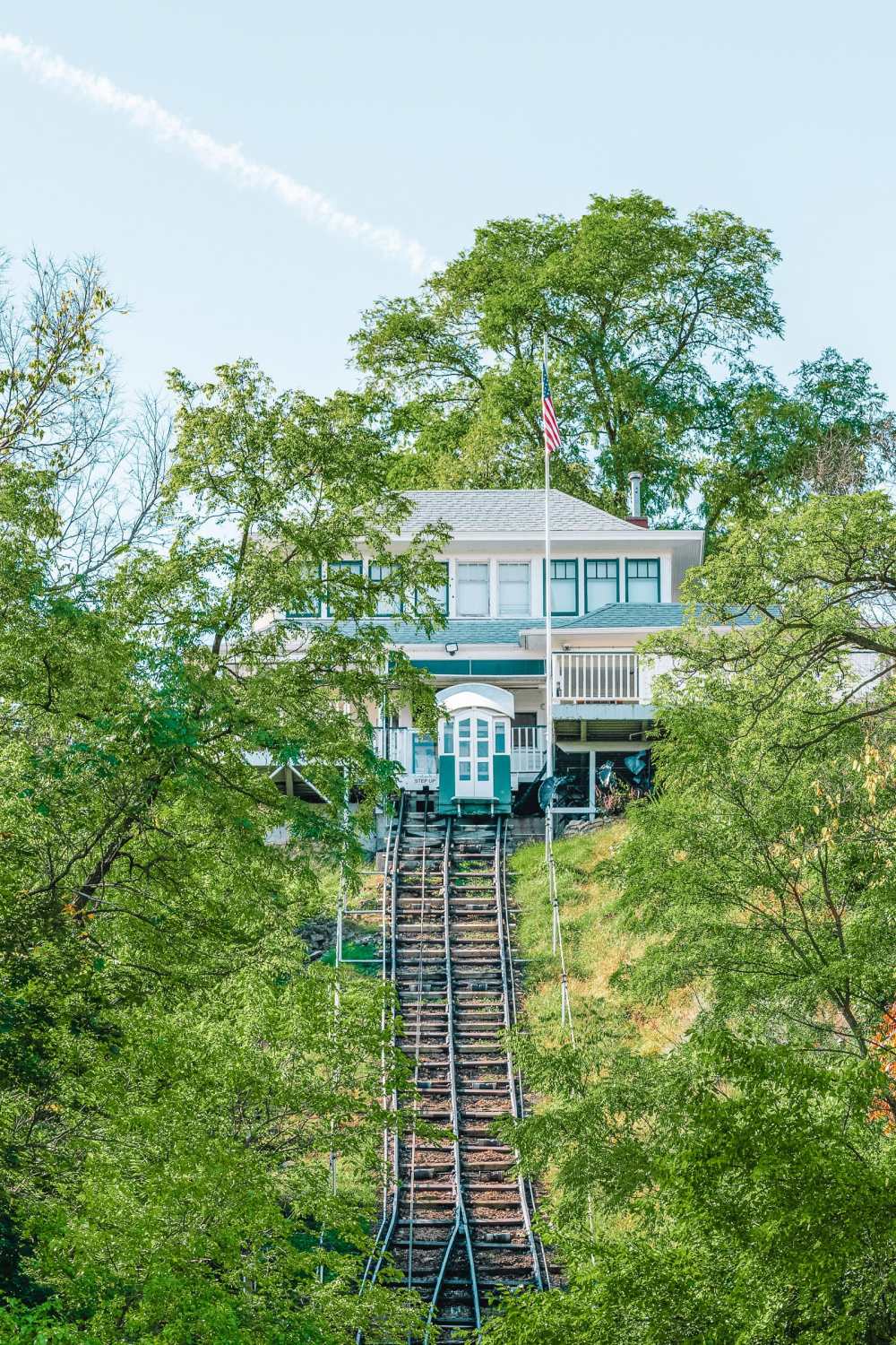 Best places in Iowa to visit funicular railway Fourth Street Dubuque