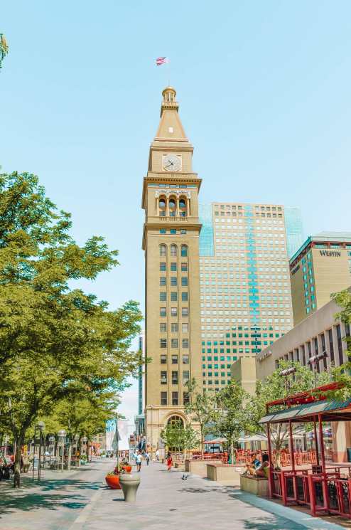 Clocktower In Denver, Colorado