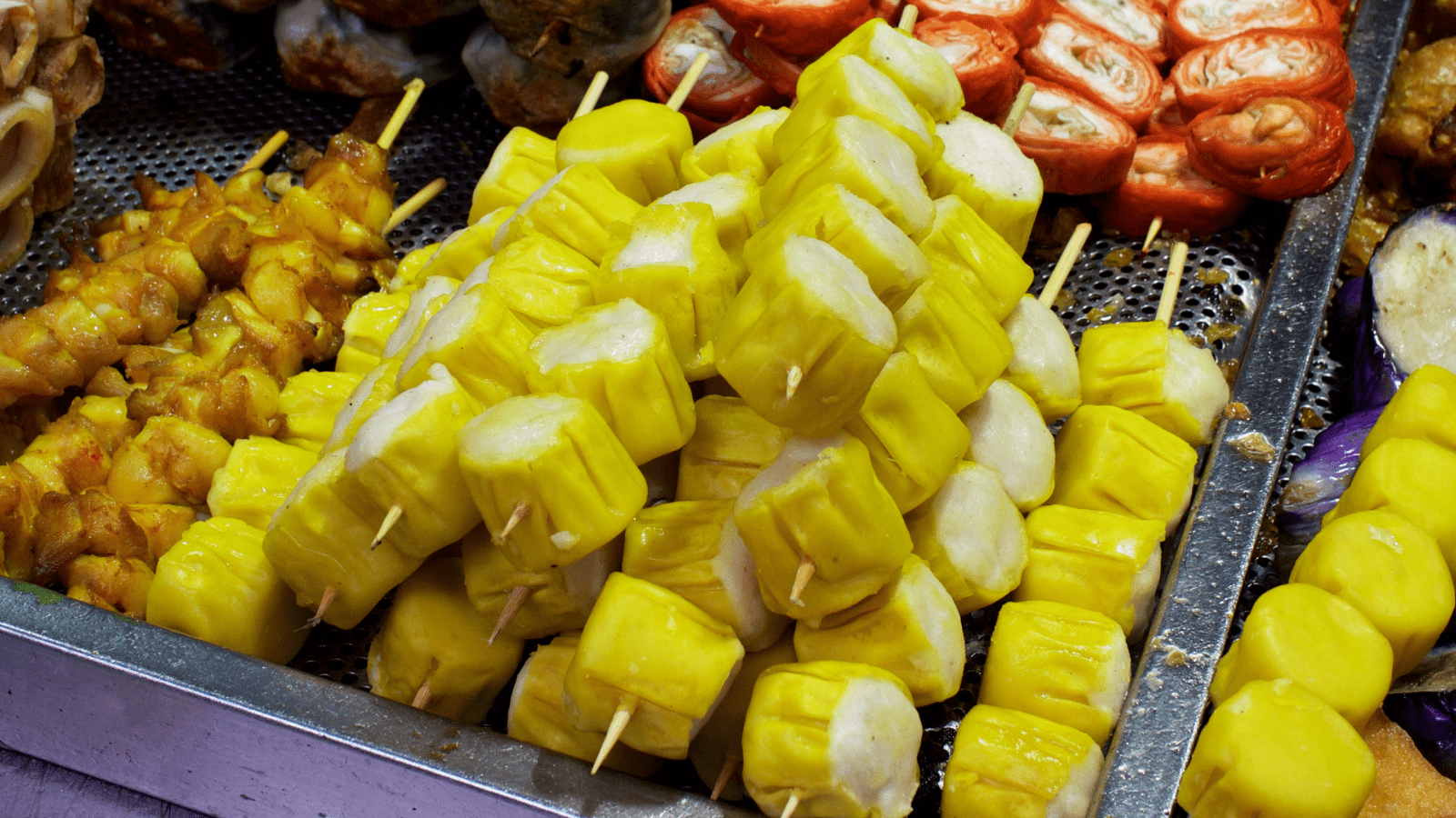 Siu Mai street food in Hong Kong.