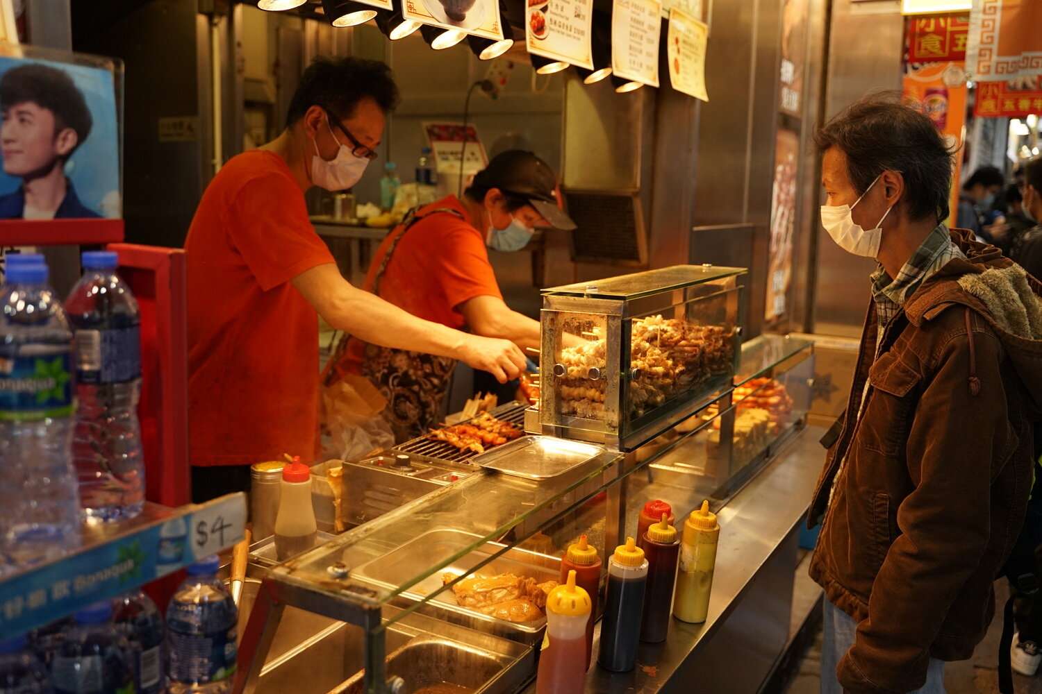 Street food in Hong Kong.