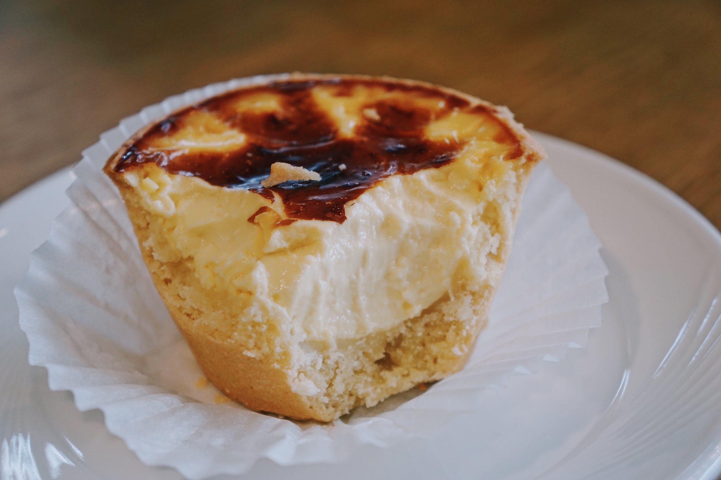 A bakery classic and fail-safe option: egg custard tarts.