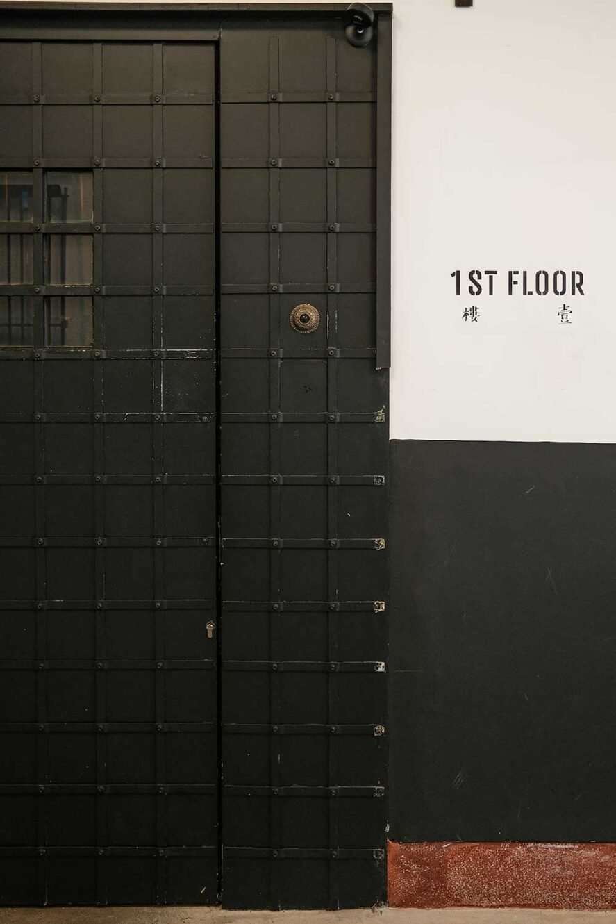 Door to the hidden speakeasy bar 001 in Hong Kong