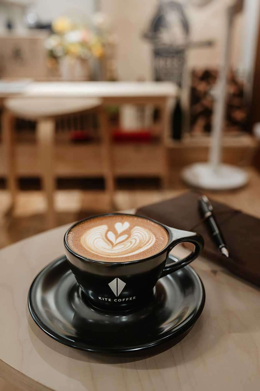 Cappuccino at Kite Coffee in Taipei