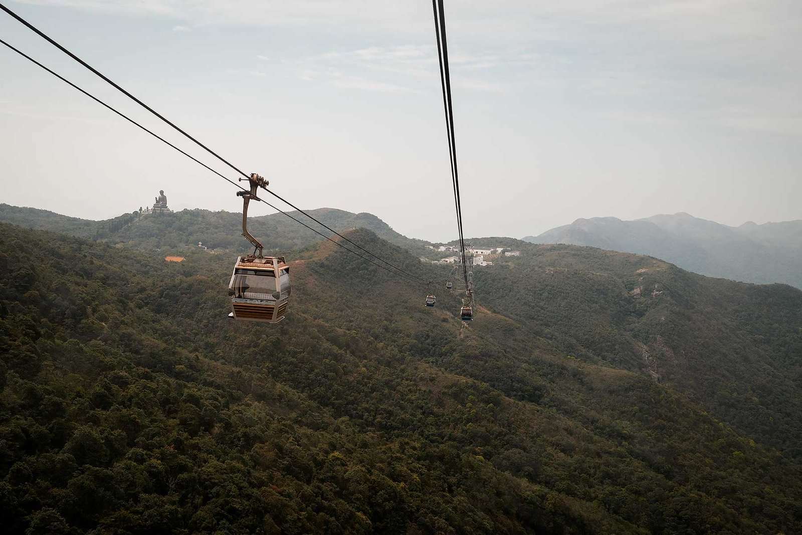 Ngong Ping 360 Cable Car to Big Buddha on Lantau Island, Hong Kong