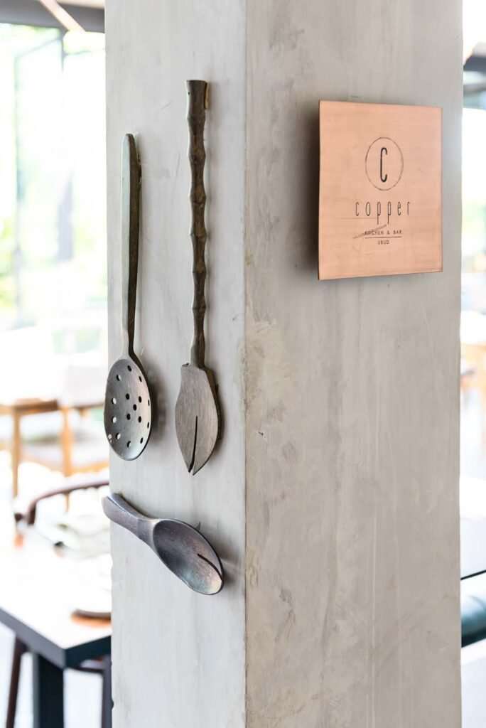 The perfect way to spend a relaxing and luxurious week in Bali | Copper Kitchen restaurant at Bisma Eight, Ubud
